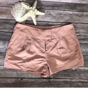 Pleated blush pink forever 21 shorts